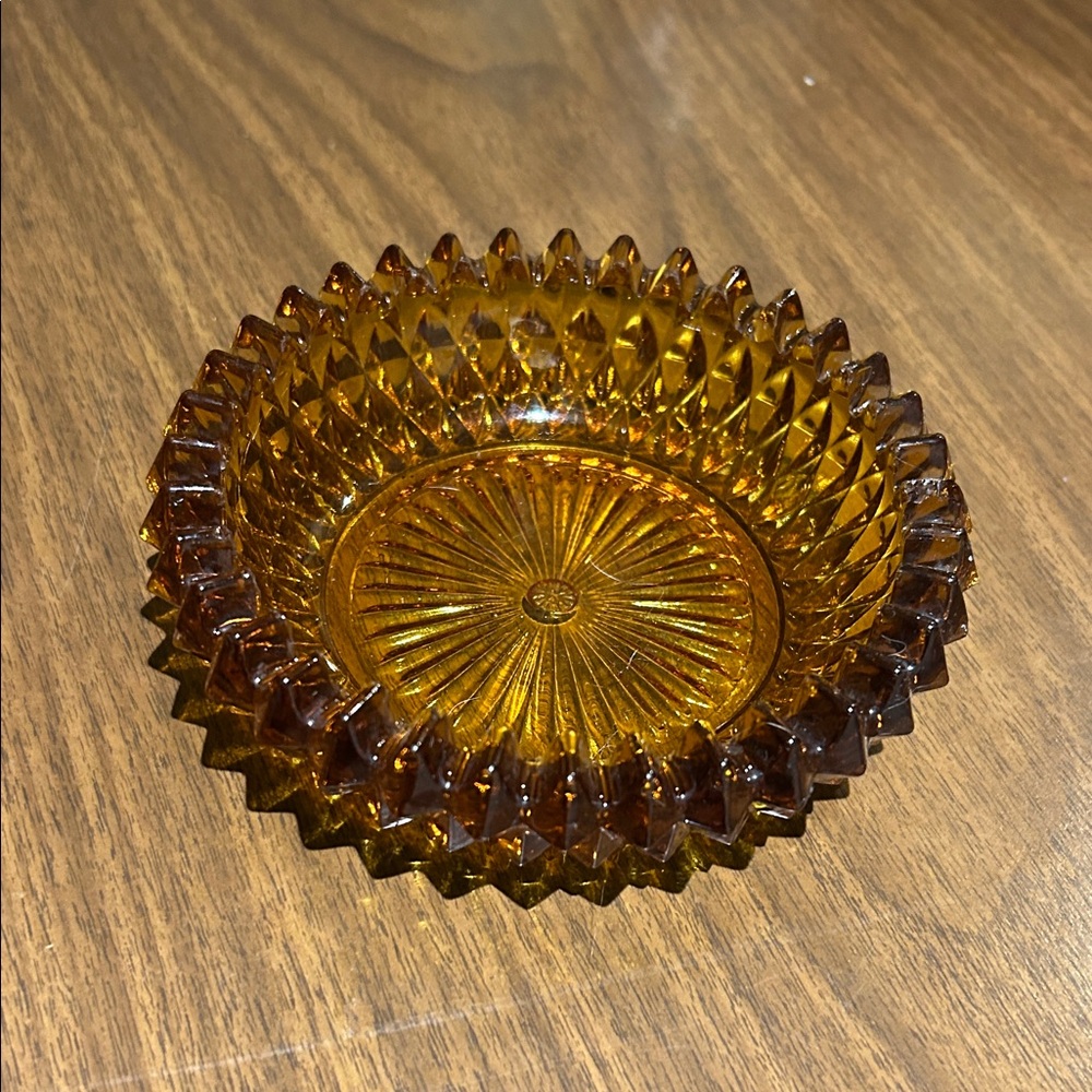 Vintage tray/ ashtray glass